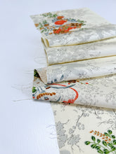 画像をギャラリービューアに読み込む, 扇に古典絵花模様【サイドギャザーワンピース】