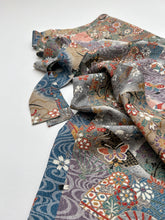 画像をギャラリービューアに読み込む, 膨れ織地に扇模様【シュッケニ】