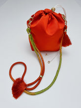 画像をギャラリービューアに読み込む, 朱橙【ケニ巾着】