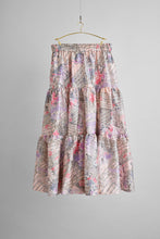 画像をギャラリービューアに読み込む, 波地紋牡丹絵模様【ティアード】