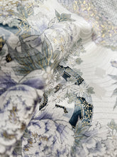 画像をギャラリービューアに読み込む, 千總小紋花車模様・金彩【ギャザートート】②