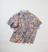 画像をギャラリービューアに読み込む, 破れ格子地絵に松牡丹菊藤花模様【L】