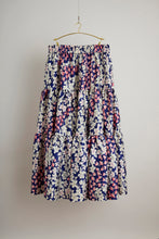 画像をギャラリービューアに読み込む, 変わり波地紋に花尽くし模様【ティアード】