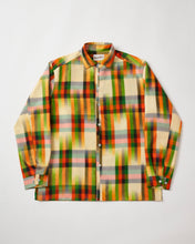 画像をギャラリービューアに読み込む, かすり多色格子織り紬【L】新仕様