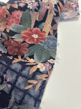画像をギャラリービューアに読み込む, 縮緬草花模様【サイドギャザーワンピース】