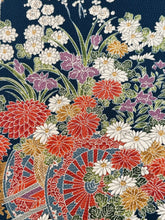 画像をギャラリービューアに読み込む, 花車絵に枝梅菊菖蒲模様【M】
