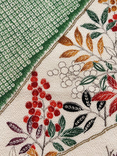 画像をギャラリービューアに読み込む, 柵に四季の草花模様・縮緬