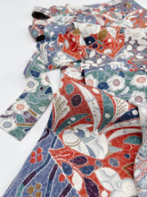 画像をギャラリービューアに読み込む, 辻ヶ花切ばめ鴛鴦模様【長丈シュッケニ】【日本橋三越品】