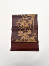 画像をギャラリービューアに読み込む, 流水地に花唐草模様金糸【ケニショ・大】