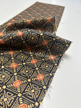 画像をギャラリービューアに読み込む, 縞地紋に格子菱幾何学模様【L】