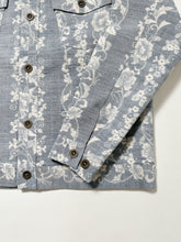 画像をギャラリービューアに読み込む, 縞唐花模様紬【ケニジャン】