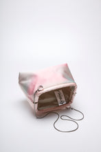 画像をギャラリービューアに読み込む, 薄錆青磁・桃暈し格子地織【ケニガマ・大】