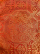 画像をギャラリービューアに読み込む, 引箔縦錦・蜀江唐花模様【あずま型 中】上物