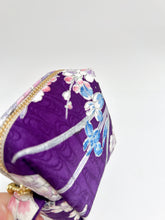 画像をギャラリービューアに読み込む, 流水地紋に雪輪模様草花尽くし【小】