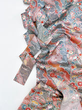 画像をギャラリービューアに読み込む, 橘に雲絵に総紗綾型地紋【長丈シュッケニ・丈91㎝】