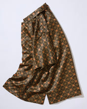 画像をギャラリービューアに読み込む, 縞地紋に格子菱幾何学模様【L】