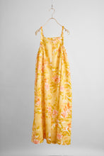 画像をギャラリービューアに読み込む, 抽象絵地紋に草花模様金彩【サイドギャザーワンピース】