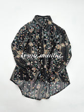 画像をギャラリービューアに読み込む, 金彩縁桔梗古典柄模様