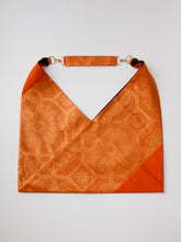 画像をギャラリービューアに読み込む, 引箔縦錦・蜀江唐花模様【あずま型 大】上物