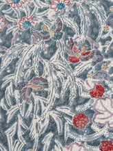 画像をギャラリービューアに読み込む, 膨れ織り花鳥模様【六つ釦】