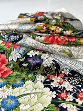 画像をギャラリービューアに読み込む, 【長】変わり波地紋に雲取り吉祥花模様