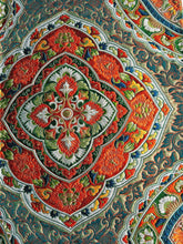 画像をギャラリービューアに読み込む, 花・華唐草模様更紗横錦【あずま型 大】特上