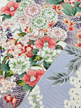 画像をギャラリービューアに読み込む, 色紙重ね花模様幾何波地紋【ギャザータイプ】