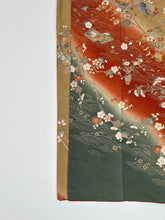 画像をギャラリービューアに読み込む, 流水飾花模様暈し染め金銀彩【フォーマルシュッケニ】