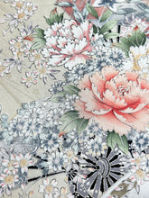 画像をギャラリービューアに読み込む, 花車模様に扇絵【ティアード】