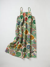 画像をギャラリービューアに読み込む, 鬼しぼ縮緬・花青海波亀甲吉祥模様【サイドギャザーワンピース】