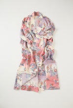 画像をギャラリービューアに読み込む, 膨れ織りに吉祥花模様【四つ釦】