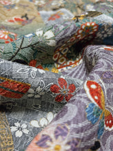 画像をギャラリービューアに読み込む, 膨れ織地に扇模様【シュッケニ】