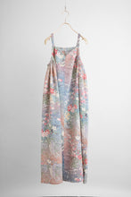 画像をギャラリービューアに読み込む, 鬼しぼ縮緬四季草花模様【サイドギャザーワンピース】