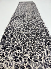 画像をギャラリービューアに読み込む, 菊菖蒲草花白線模様【サイドギャザーワンピース】