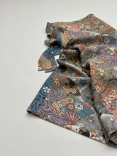 画像をギャラリービューアに読み込む, 膨れ織地に扇模様【シュッケニ】