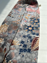 画像をギャラリービューアに読み込む, 手書き風水彩草花模様ちりめん【特短】