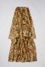 画像をギャラリービューアに読み込む, 抽象ぼやけ木々風景模様【六つ釦】