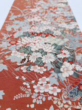 画像をギャラリービューアに読み込む, 銀彩金彩扇花模様【四つ釦】