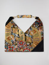 画像をギャラリービューアに読み込む, 唐織正倉院鳳凰・源氏車模様【あずま型 大】上物