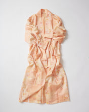 画像をギャラリービューアに読み込む, 半纏地紋に暈し花柄模様【四つ釦】