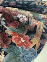 画像をギャラリービューアに読み込む, 縮緬草花模様【サイドギャザーワンピース】