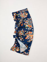 画像をギャラリービューアに読み込む, 鮫小紋地紋に楓菊荻模様【長丈シュッケニ・丈91㎝】