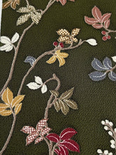 画像をギャラリービューアに読み込む, 鬼しぼ枝葉模様【サイドギャザーワンピース】