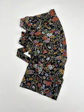 画像をギャラリービューアに読み込む, 花唐草模様に金彩縁【長丈シュッケニ・丈91㎝】