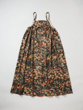 画像をギャラリービューアに読み込む, 膨れ織り草花風景模様 【サイドギャザーワンピース】