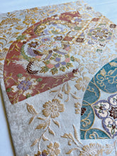 画像をギャラリービューアに読み込む, 地紙に花鳥七宝唐華模様【あずま型 大】上物