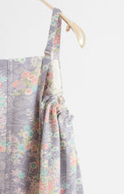 画像をギャラリービューアに読み込む, 草花尽くし模様【サイドギャザーワンピース】