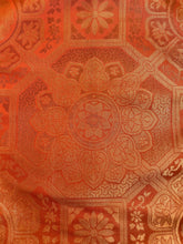 画像をギャラリービューアに読み込む, 引箔縦錦・蜀江唐花模様【あずま型 中】上物