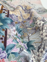 画像をギャラリービューアに読み込む, 金彩銀彩散らしに天上井草花模様【スリットワンピース】
