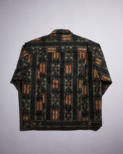 画像をギャラリービューアに読み込む, 幾何色紙に縦線模様